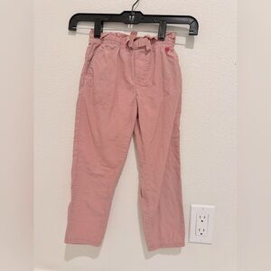 H&M girls pink trouser pants. Girls size 5.